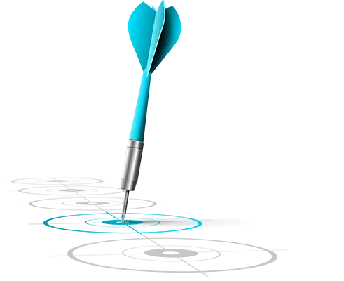 A turquoise pen draws a blue swirl on a white surface, with horizontal blue and gray streaks extending from the pen tip.