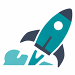 Innovation Management Process demonstrating an idea commercialization using a rocket ship