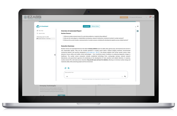 Ezassi's AI Assistant at work in our Innovation Management SaaS